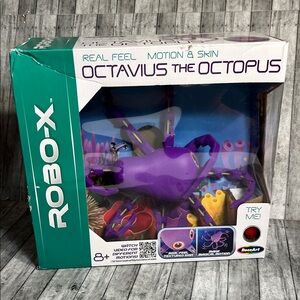 Robo-X Octavius the Octopus Toy - Purple